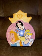 Disney Princess Cinderella Snow White Sleeping Beauty Ceramic Coin Piggy Bank picture