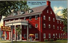 Waynesboro VA-Virginia, General Wayne Hotel, Vintage Postcard picture