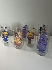 McDonald’s Vintage Drinking Glasses Characters 1977 Clear  picture