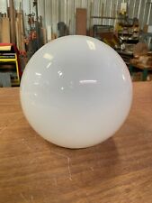 Satco 50-152 blown glossy opal neckless ball shade 8 inch diameter brand new picture