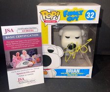 Seth MacFarlane Family Guy Creator Brian Voice Autographed Signed Funko Pop JSA picture