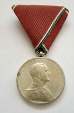 q109 Hungary Bravery Medal WW2 1941 1945 Horthy Miklos silver class rare picture