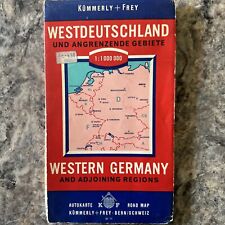 Vintage Western Germany Street Map picture