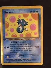 Pokémon Horsea 1st Edition 62/111 Neo Genesis WOTC Pokemon Common Card Creased picture