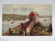 Vintage 1915 Postcard - Asiatic Castle on the Bosphorus TUCK's Oilette 7724 picture