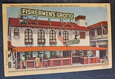 vtg postcard Famous Fishermen's Grotto Fisherman's Wharf San Francisco CA picture