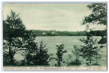 New York NY Postcard Loch Sheldrake General View Trees Buildings 1907 Vintage picture