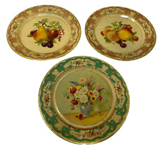 3 Vintage Decorative Tin Plates Platters Holland Daher Wall Decor picture