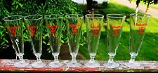 *Vintage* Ballantine Ale and Beer Pilsner Glasses - Nice Set of 7 picture