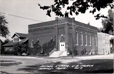 Real Photo Postcard Bethel Evangelical U.B. Church in Manly, Iowa picture