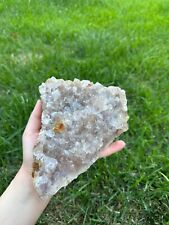 4.4 LB Natural Rare White Clear Quartz Cluster Crystal Backbone Mineral Specimen picture
