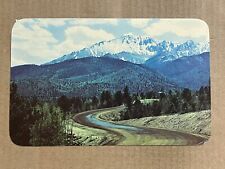 Postcard Colorado CO Pikes Peak Auto Highway Scenic Mountain View Vintage PC picture