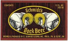 Schmidt's Bock Beer Label  picture