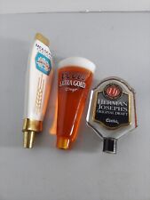 Molson Golden Ceramic Tap Handle-Coors X Gold-HemanJoesphs Draft - 3 Taps in lot picture