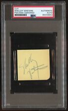 Shelley Winters d2006 signed 2x2 cut autograph American Actress PSA Slabbed picture