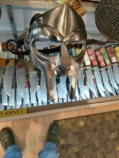 MF Doom Gladiator Mask Mad villain 18g Mild Steel Face Armor Replica Halloween picture