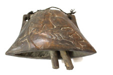 1920's Vintage Wooden Animal Neck Cow Bell Use Home Door Bell Decorative picture