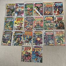 Marvel Comics Silver/Bronze Age FN Grade Hulk, Human Fly Mixed Lot of 20 MRM5 picture