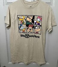 Disney Mickey And Friends Beige Tan Shirt Size XXX-Large 3XL XXXL Minnie Donald picture