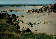 CPSM GF 29 - CLEDER-PLOUESCAT (Finistère) - beach and rocks of KERFISSIEN picture