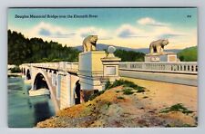 Klamath CA- California, The Douglas Memorial Bridge, Antique, Vintage Postcard picture