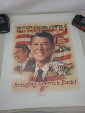 Reagan Bush 84 Bringing America Back Original Poster 24 X 20