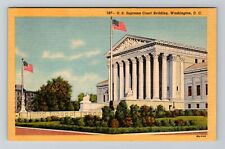 Washington DC, U.S. Supreme Court Building, Vintage Postcard picture