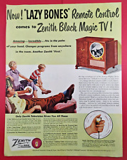 Zenith TV 1949 Print Ad 