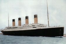 Titanic Famous Ocean Liner Cruise Ship White Star Line, Color -- Modern Postcard picture