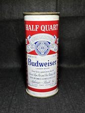Vintage Budweiser Anheuser Busch Half Quart Flat Top EmptyCan Los Angeles, CA picture