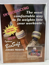 Vintage 1985 Print Ad Biosoft Aerobic Weights Genuine Magazine Advertisement picture