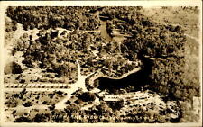 Airplane aerial view ~ Silver Springs Florida FL ~ RPPC real photo picture