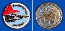 NEW LOCKHEED SKUNK WORKS SR-71 BLACKBIRD CHALLENGE COIN- IN THRUST WE TRUST picture