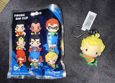 DC Super Heroes CLASSIC AQUAMAN 3D Figural Bag Clip Keychain Exclusive RARE NEW picture