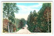 c1919 New Hampshire, Autoists' Paradise Road to the Profile House, Wh MT  N.H. picture