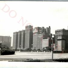c1940s Chicago, IL Downtown Real Photo Sheraton Blackstone Hotel Shell Oil C6 picture