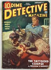 Dime Mystery Magazine Pulp Jan 15, 1935 GD- “The Tattooed Corpse” picture