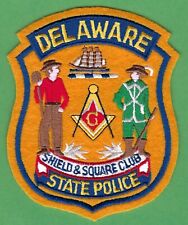 DELAWARE STATE POLICE MASONIC LODGE PATCH picture