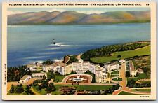 Vtg San Francisco California Veteran Administration Facility Fort Miley Postcard picture