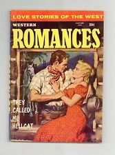 Western Romances Pulp 3rd Series Jan 1958 Vol. 8 #1 VG picture