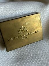 Vintage Benson & Hedges 100's BRASS METAL Pocket Travel Ashtray picture