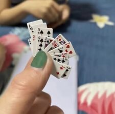 Mini Plastic Coated Poker Playing Card Deck  1.5cm/0.59in x 1cm/0.39in picture