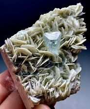 210 Gram Terminated Aquamarine Crystal With Mica From Skardu Pakistan picture