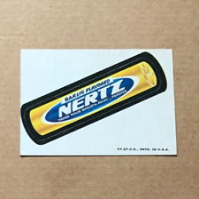 1973 Topps Wacky Packages 2nd Series Nertz Tan Back Back ( ex ) picture