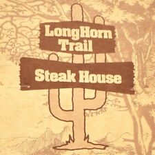 Vintage 1980s Longhorn Steakhouse Restaurant Dinner Menu picture