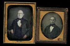 Two Daguerreotypes of Men 1/4 Plate, Spectacles picture