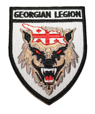 Military Patch Ukraine Army Georgian Legion Volunteer Soldier Georgia Hook Badge picture