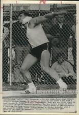 1966 Press Photo Discus thrower Al Oerter wins at California Relays in Modesto picture
