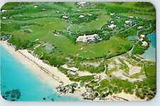postcard 1964 HAMILTON BERMUDA POSTMARK mid ocean club & golf course picture