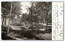 1907 Scene Bever Park Exterior View Cedar Rapids Iowa Vintage Antique Postcard picture